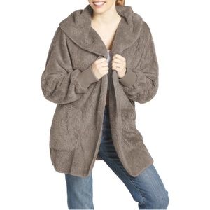 Hem & Thread Sherpa Wrap Cardigan